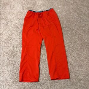 Scrubstar scrub bottoms orange large